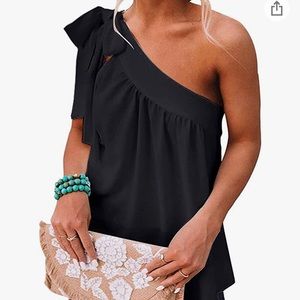 Womens One shoulder top